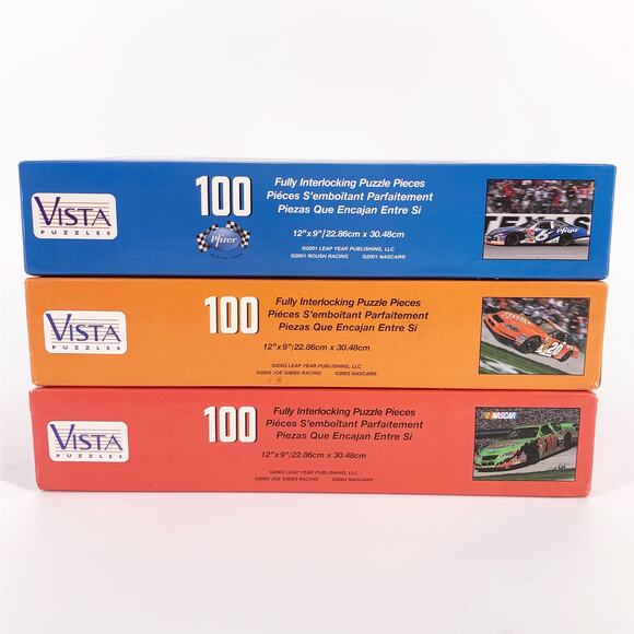 NASCAR Mark Martin Tony Stewart Bobby Labonte set of 3 unopened puzzles - Picture 7 of 10